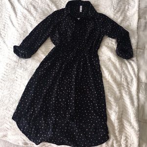 Xhilaration Women's Black Dress w Back Cutout SML